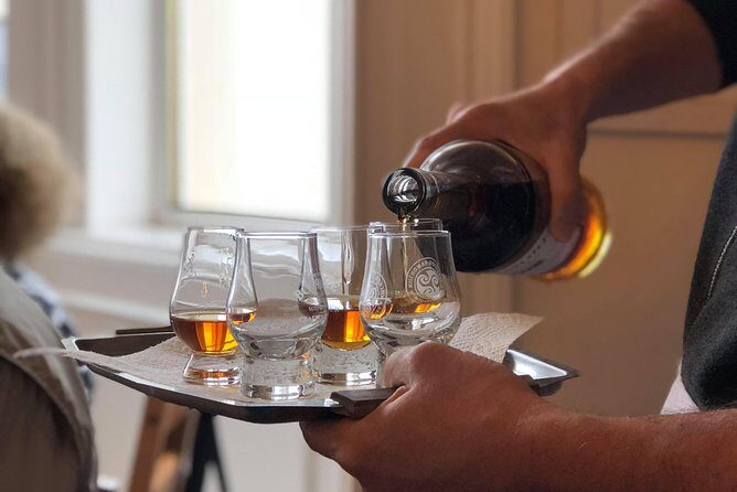 5 Day Islay Whisky Tour from Edinburgh - Kildalton Cross then Lagavulin, Ardbeg, Laphroaig: peak peat day