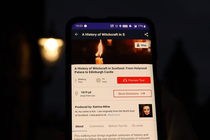 A History of Witchcraft in Edinburgh: A Self-Guided Audio Tour - The Walking Route: Holyrood to Castlehill, Stop by Stop
