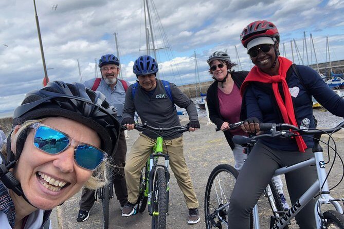'A Wee Pedal's' Award-Winning Circular Cycle Tour of Edinburgh! - A Refreshment Break at Leith Harbour (Where the City Turns Maritime)