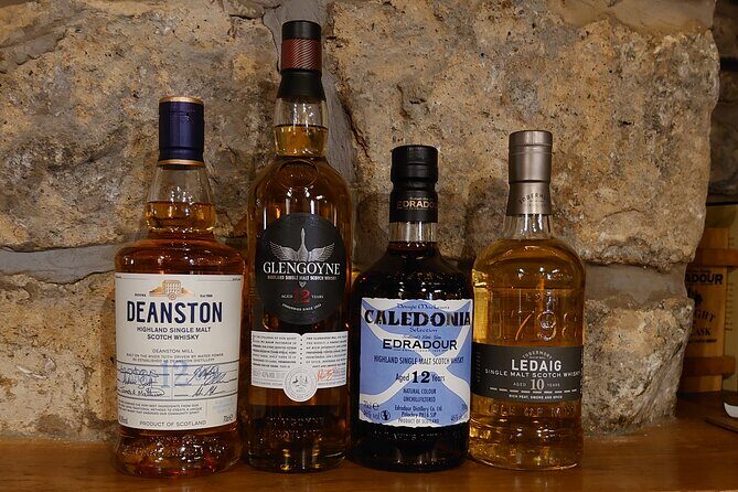 Afternoon Whisky Tasting in a Traditional Edinburgh Bar - What You’ll Taste: Four Single Malt Samples With Real Explanations