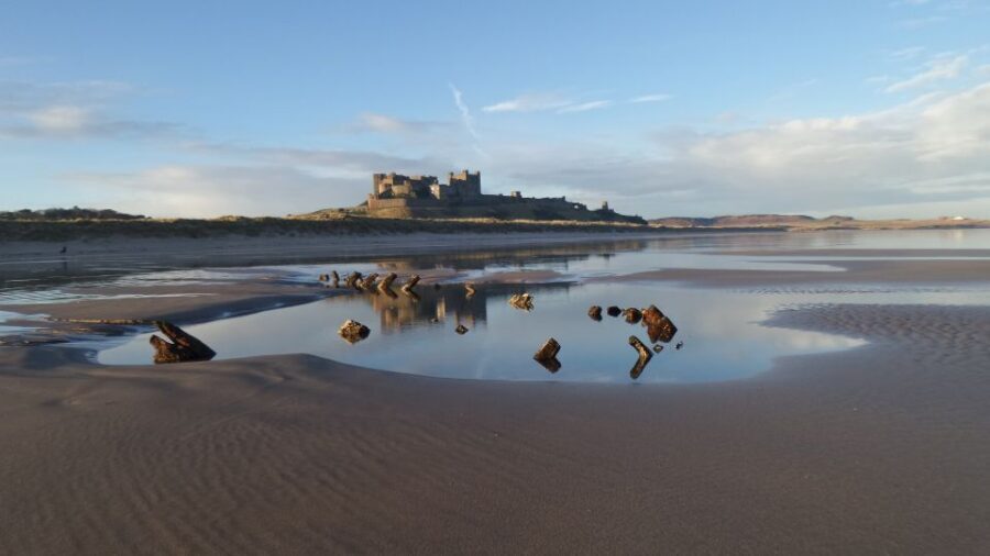 Alnwick Castle and Scottish Borders Tour from Edinburgh - Bamburgh on the North Sea and the optional castle