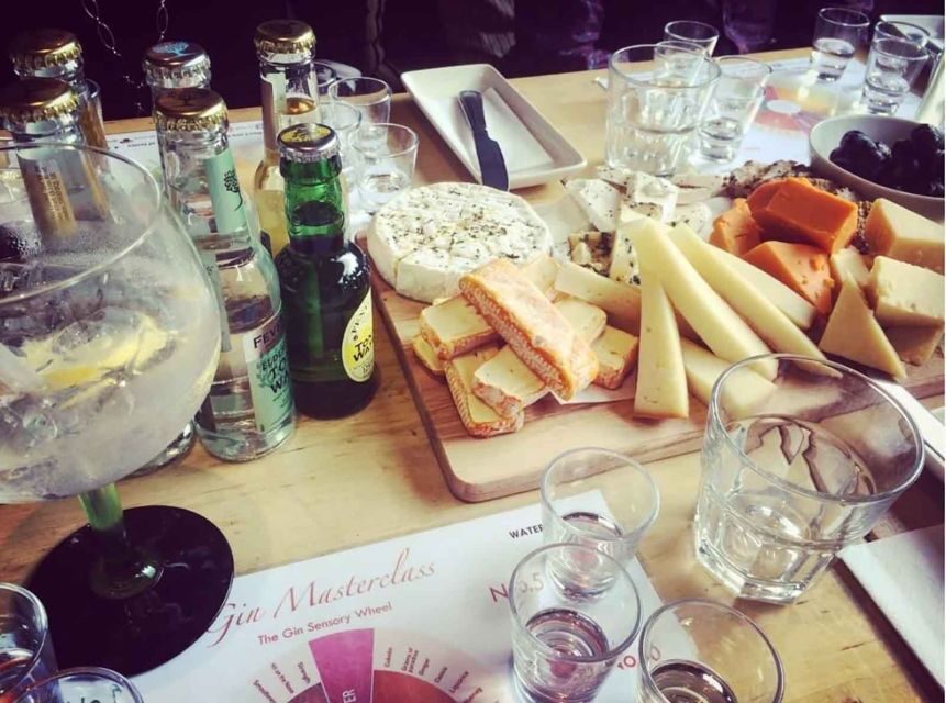 Distillery Masterclass - 8 Scottish gins paired with cheeses - Key things to know before you book