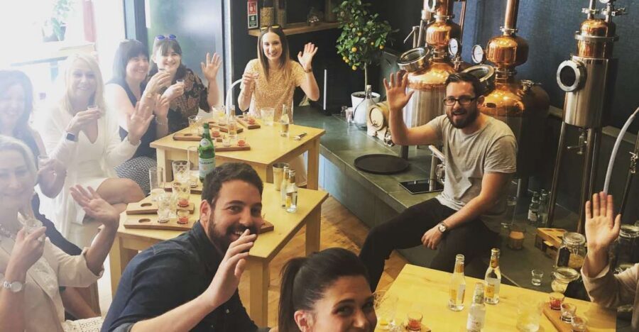 Distillery Masterclass - 8 Scottish gins paired with cheeses - The eight Scottish gin samples and how you’ll compare them
