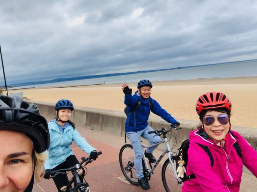 Edinburgh: Cycle Tour to the Coast (family friendly) - Guides make it: Richard, Leanne, and the little extras