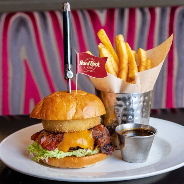 Edinburgh: Hard Rock Cafe with Set Menu for Lunch or Dinner - Legendary Smashed Burgers and the Side Effects of Ordering One