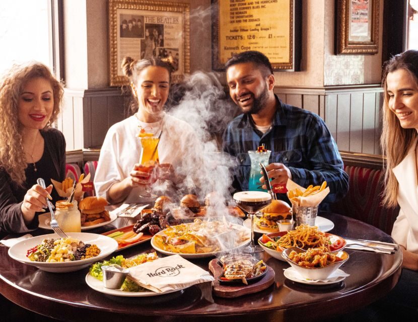 Edinburgh: Hard Rock Cafe with Set Menu for Lunch or Dinner - Acoustic vs Electric Menus: The Actual Choice You Need to Make