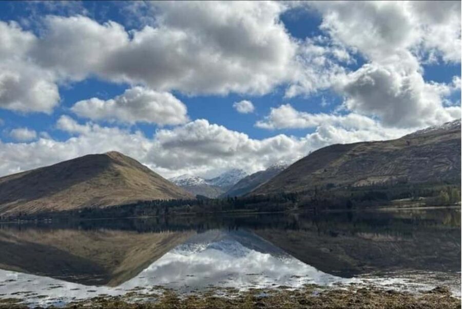 Edinburgh: Harry Potter, Glenfinnan Viaduct & Highland Tour - Commando Memorial with Ben Nevis looming: the emotional pause