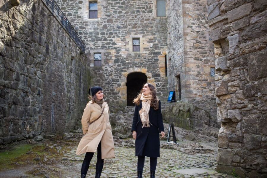 Edinburgh: "Outlander" Filming Locations Guided Tour - Blackness Castle as Fort William: chasing Captain Jack Randall vibes