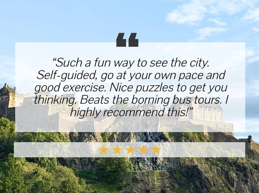 Edinburgh: Royal Mile Walking Tour & Exploration Game - Small friction points: where your day can get awkward