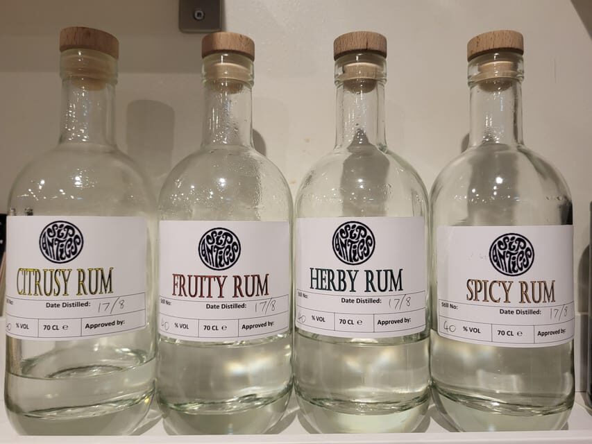 Edinburgh: Rum Distillation Workshop with Rum Tasting - Distilling your own rum and choosing your blend ingredients