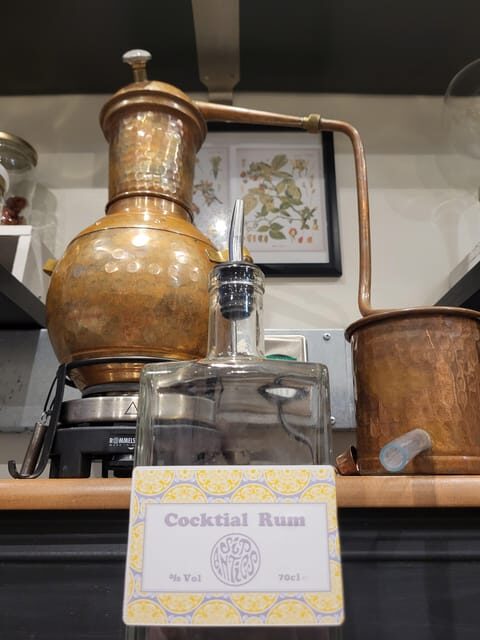 Edinburgh: Rum Distillation Workshop with Rum Tasting - The rum cocktail while your distillation finishes