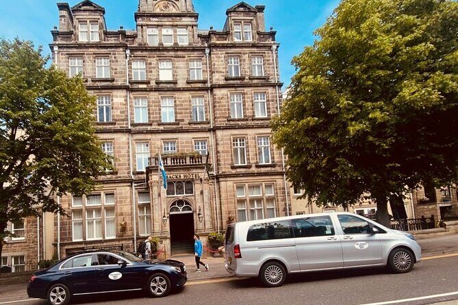 Executive transfer from Edinburgh to St Andrews. - Edinburgh to St Andrews by way of Queensferry and the Kingdom of Fife