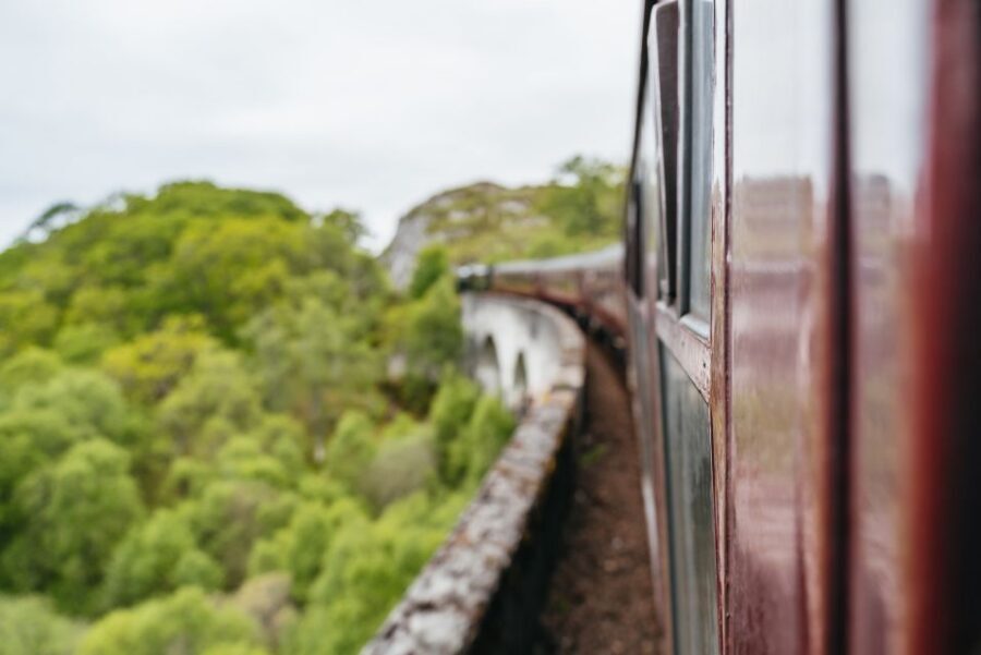 From Edinburgh: Magical Highlands Tour with Jacobite Train - Glenfinnan Visitor Center: the best photos depend on parking and timing