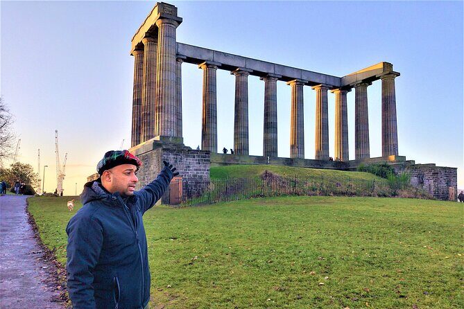Full Day Tour of Edinburgh Including Lunch With A Local Expert - Calton Hill: views, monuments, and landmarks from above