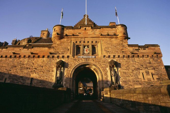 Private Edinburgh Castle Tour - Inside Edinburgh Castle: battlements first, then chapel, Great Hall, memorial, Mons Meg