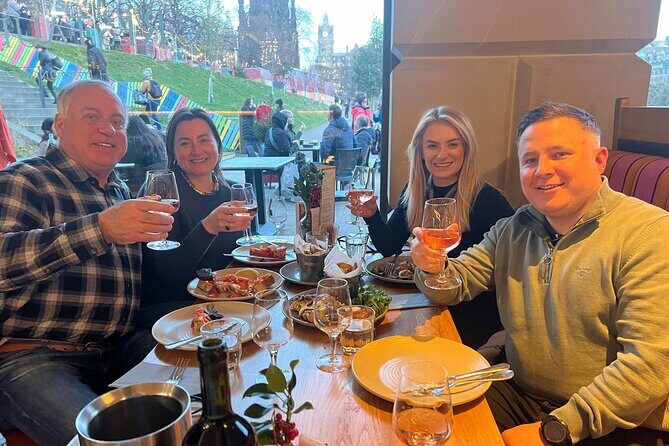 Private Whisky Tasting, Scottish Food & Wine Pairing Tour - Princes Street Gardens walk to your second restaurant: locally grown flavour with creative pairings
