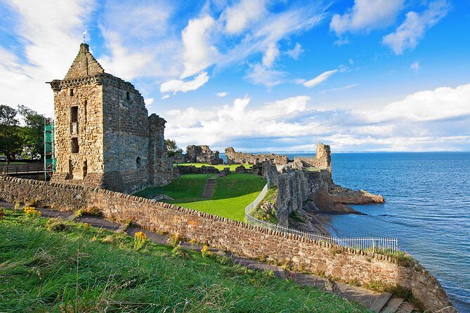 St Andrews & Cliffs and Dunnottar Castle in Spanish. - South Queensferry: A Fast Icon Stop With Bridge-and-Sea Energy