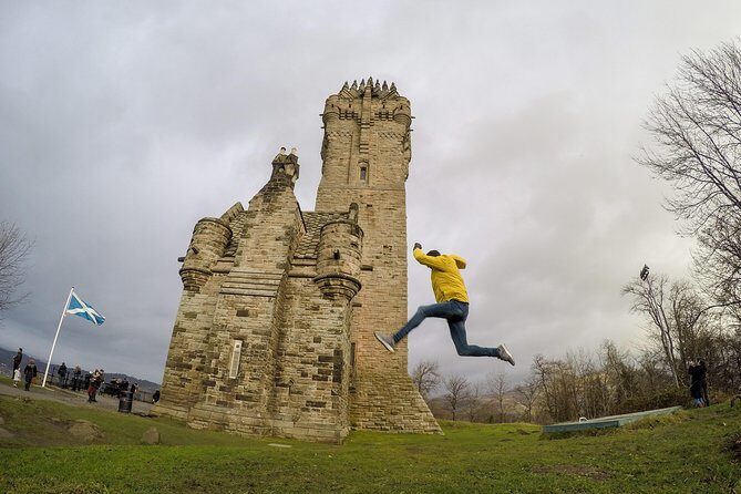 Waterfalls, Warriors & Whisky Adventure Day Tour from Edinburgh - Stop 1 in Falkirk: The Kelpies and The Helix in 30 Minutes
